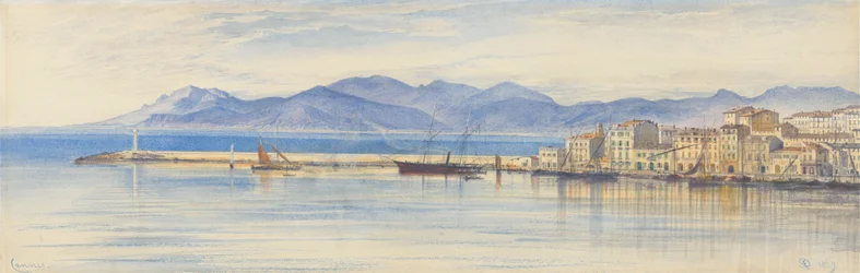 A View of the Harbour at Cannes